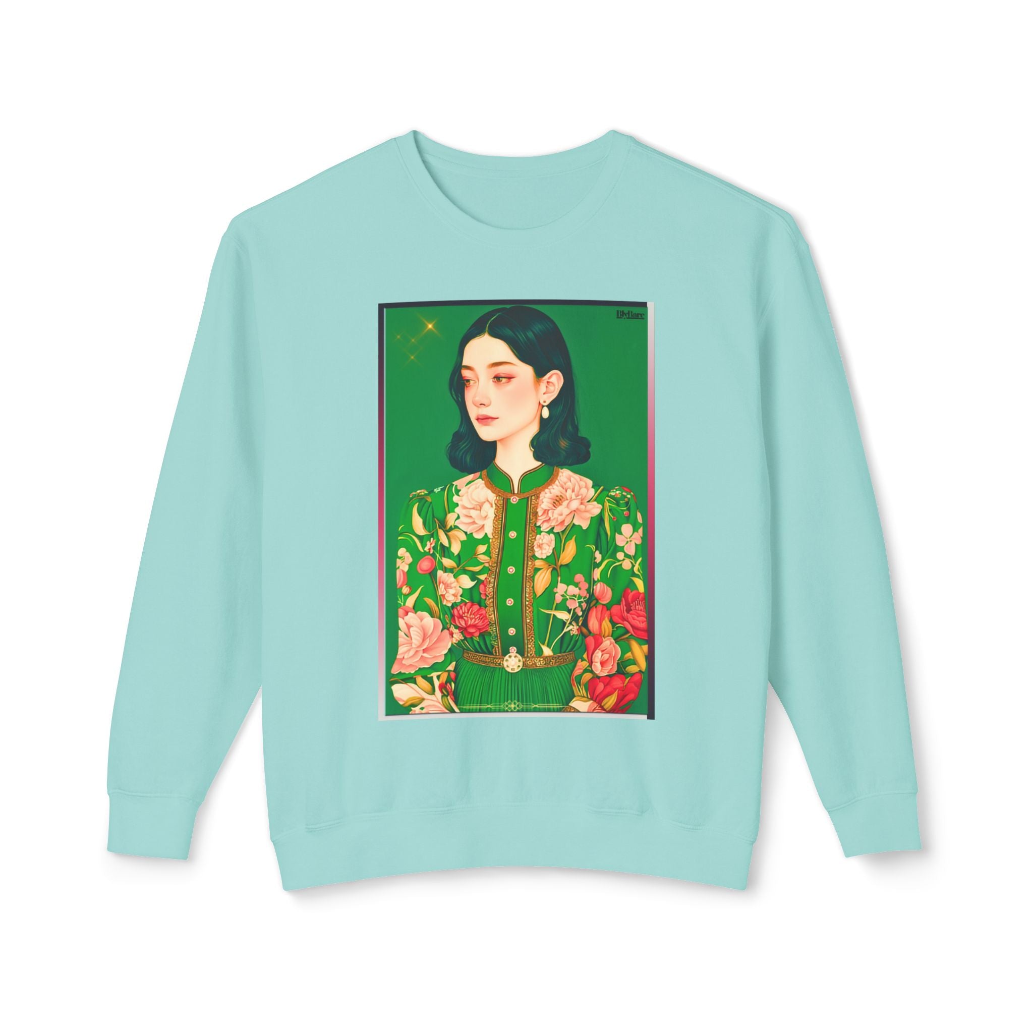 Unisex Light Crewneck - Green Goddess