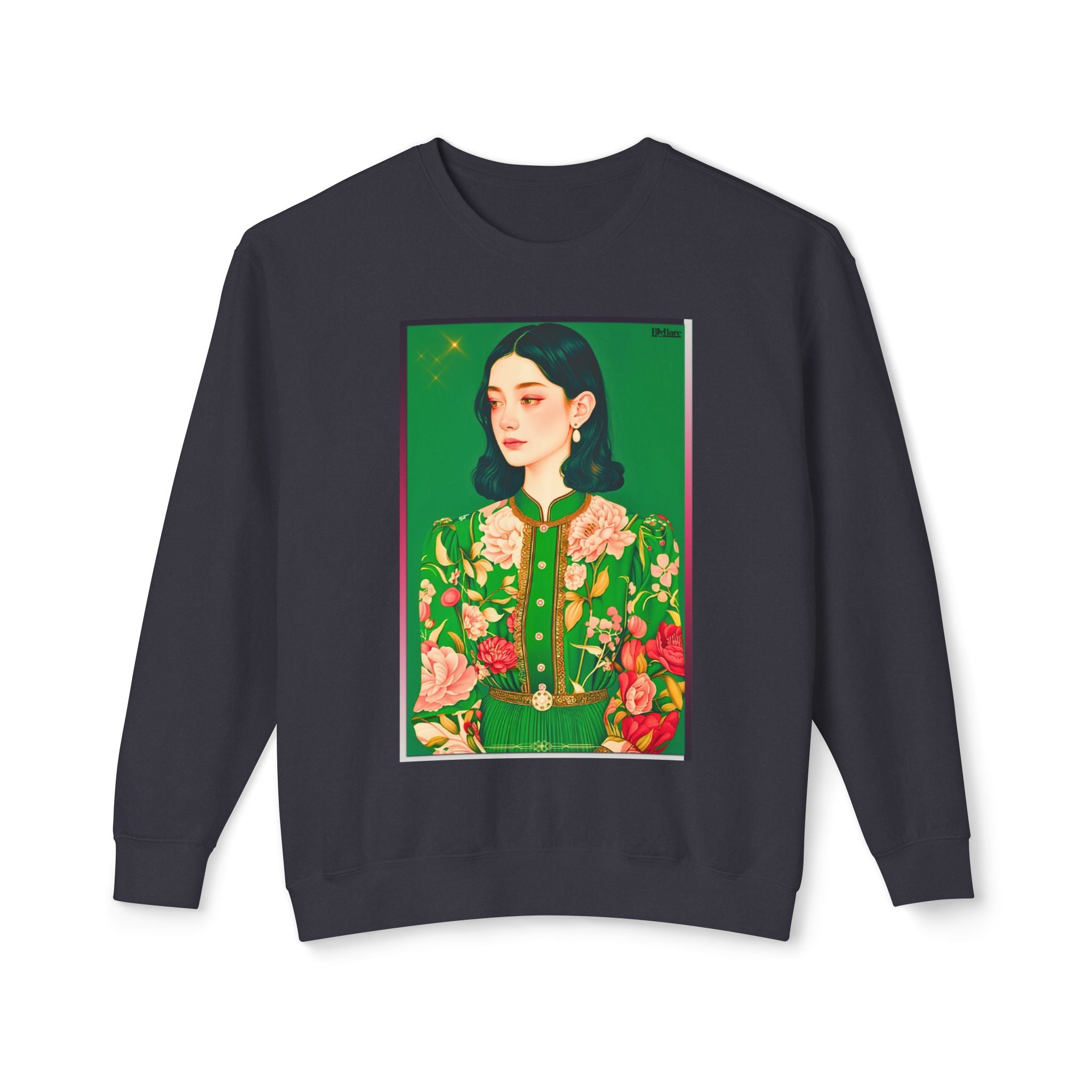 Unisex Light Crewneck - Green Goddess