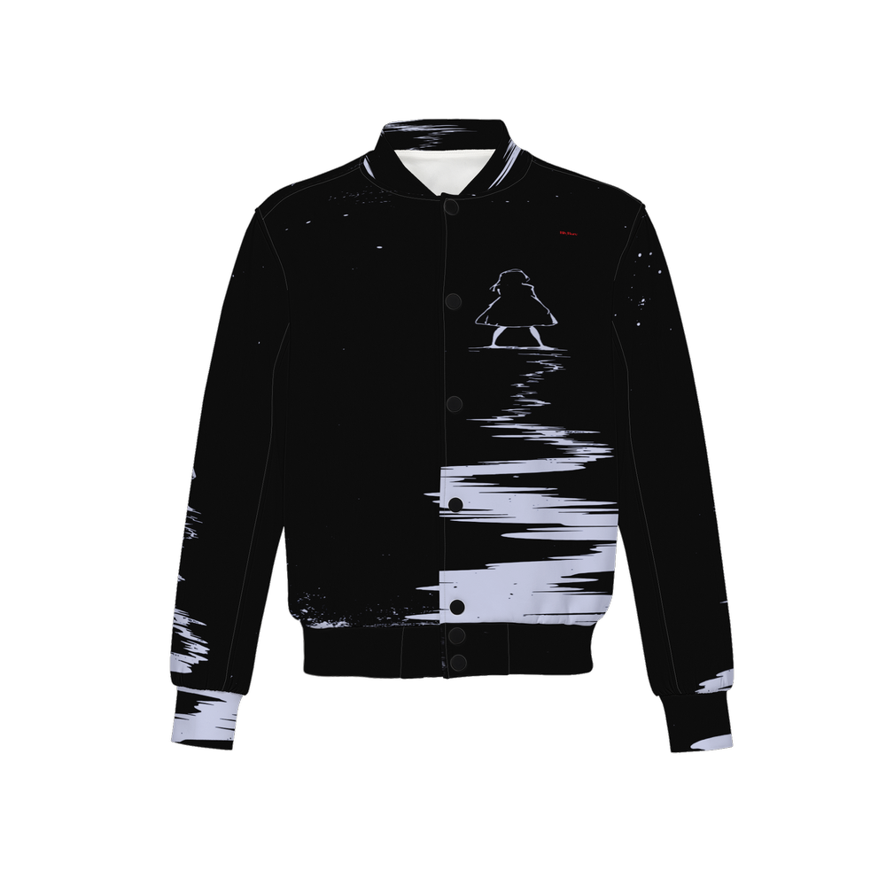 Unisex Bomber Jacket - Moonlit Path