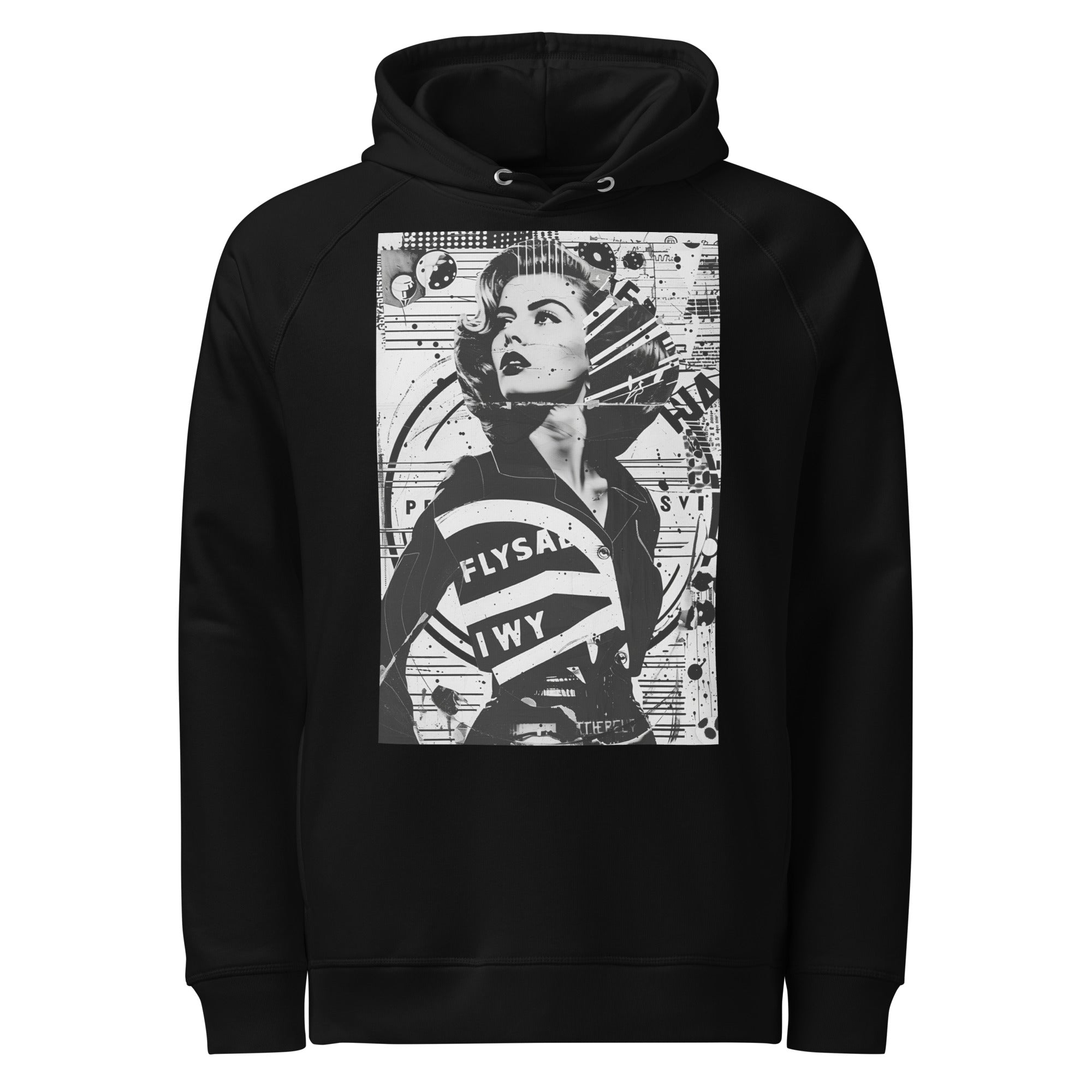 Unisex organic side pocket hoodie