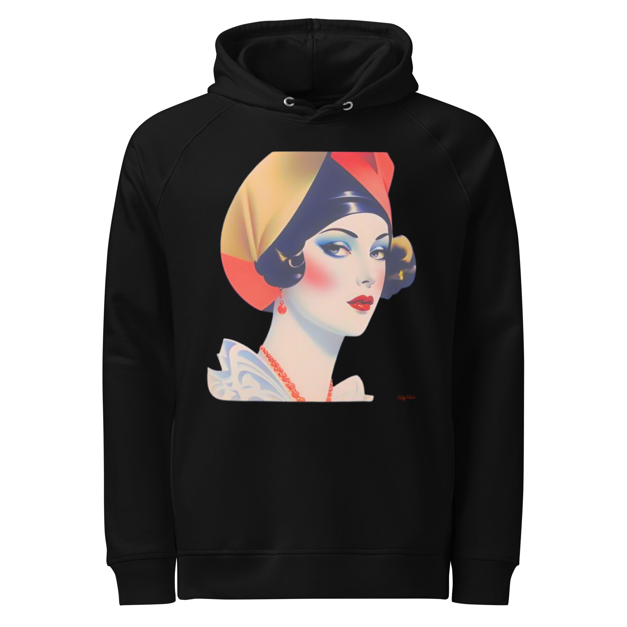 Unisex organic side pocket hoodie