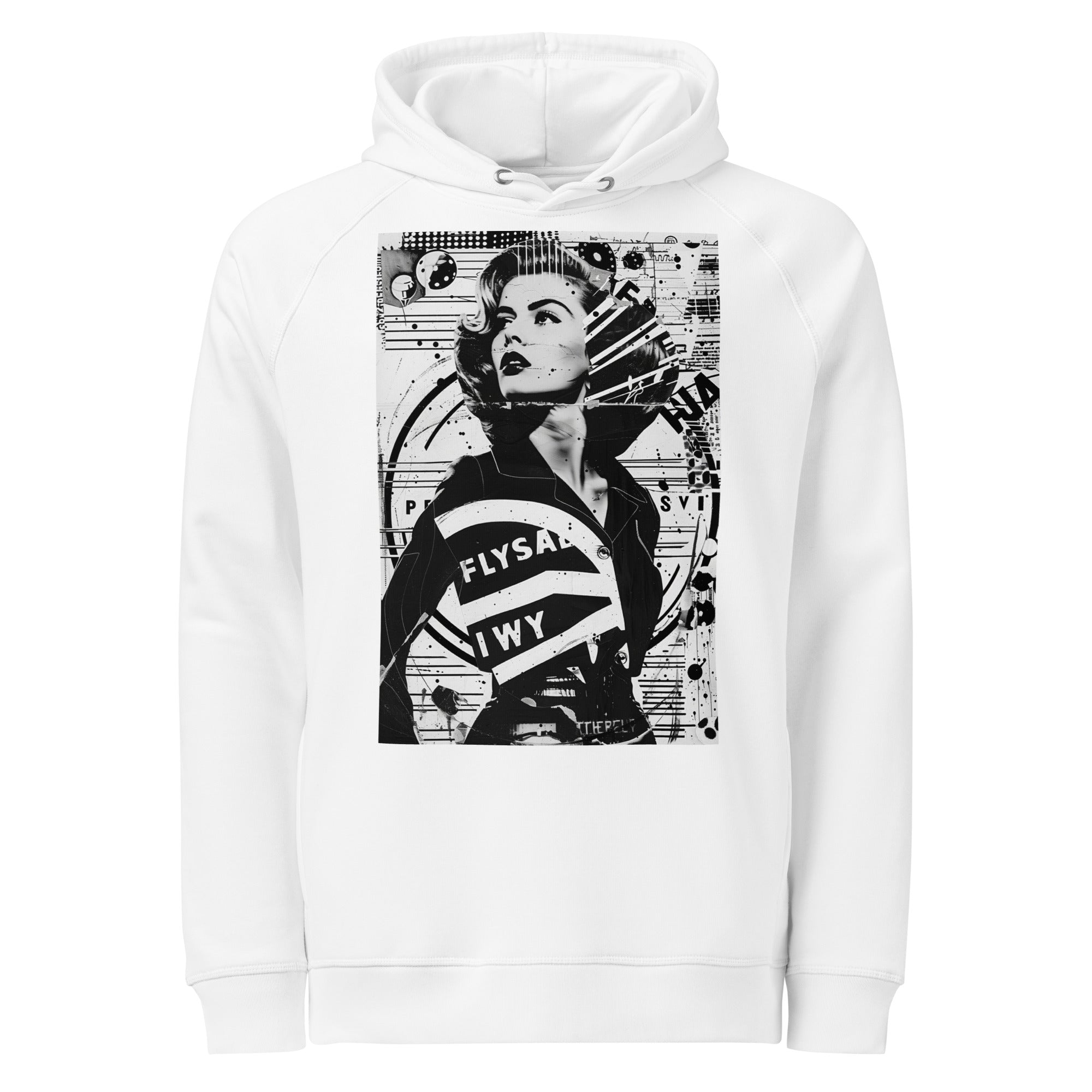 Unisex organic side pocket hoodie