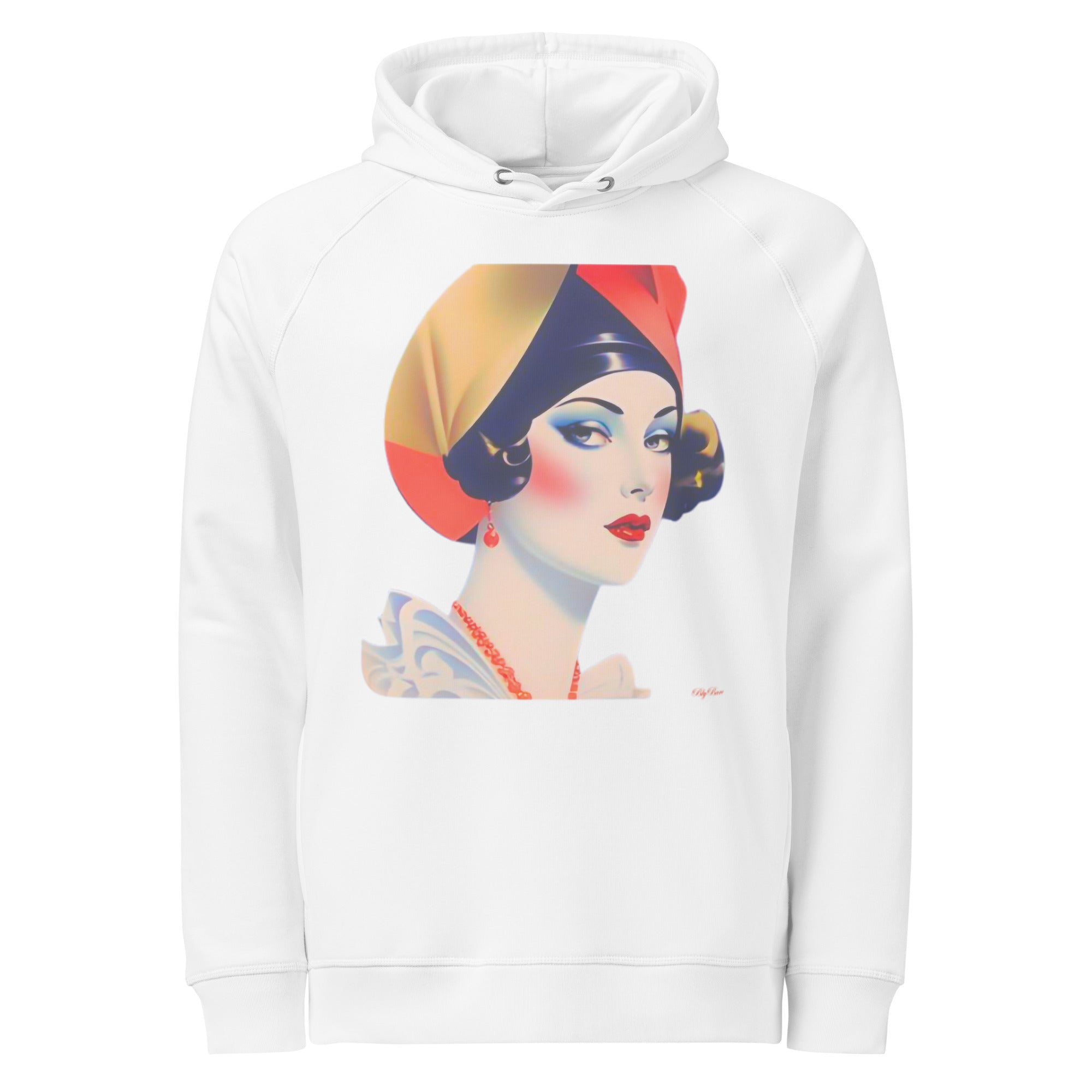 Unisex organic side pocket hoodie
